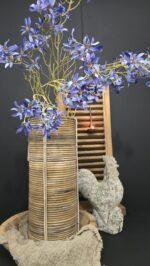 Kunst magnolia stellata paars 145cm