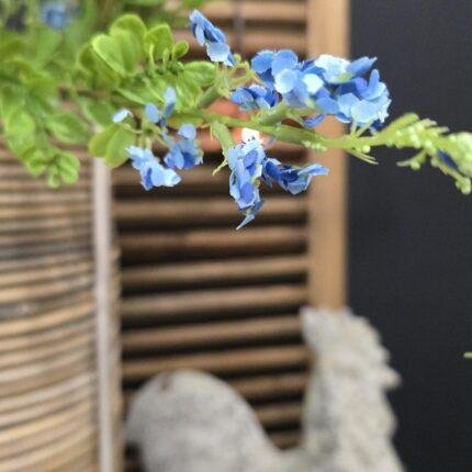 Kunstplant Argentijnse munt blauw