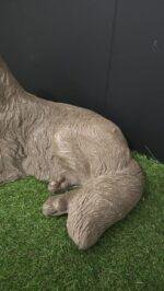 Liggende golden retriever foto 3