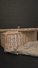 Rattan broodmand met deksel