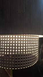 grijze landelijke verlichting detail
