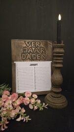 Verjaardagskalender met losse vellen
