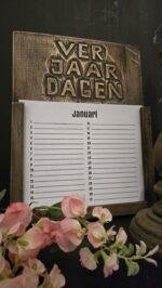 Verjaardagskalender met losse vellen
