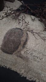 Shabby met pot en tak - Afbeelding 2