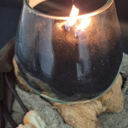Glas op stronk kom S