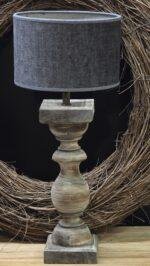 Houten Balusterlamp verouderde look