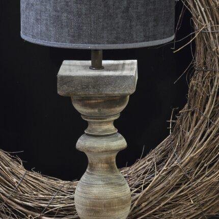 Houten Balusterlamp verouderde look