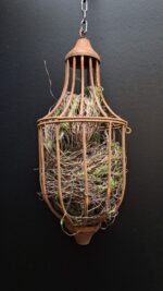 Metalen decoratiehanger in roestlook