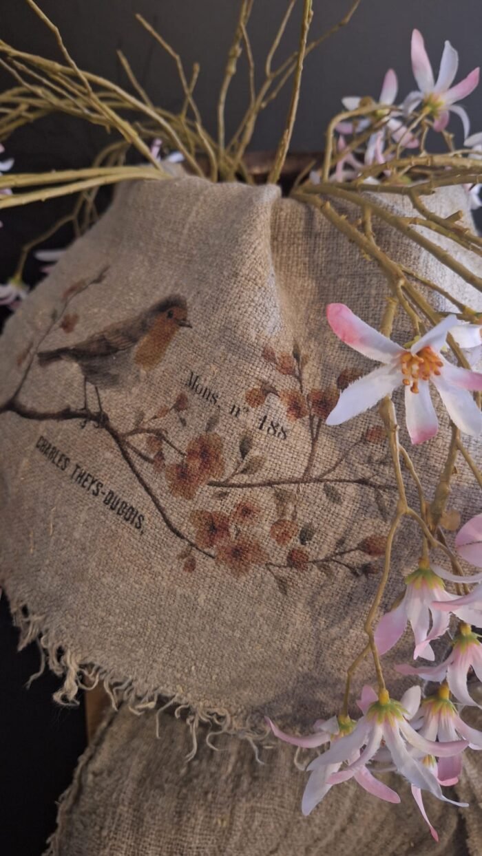 Shabby roodborst kleur sfeer