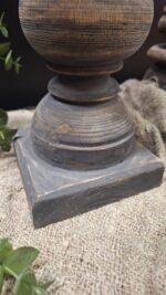 Houten Balusterlamp vintage – Sfeervolle Tafellamp foto 3