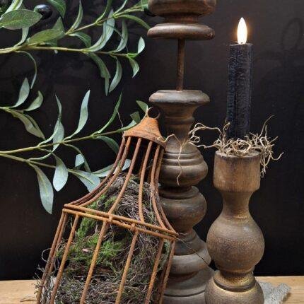 Roest kooi hanger – Stoere landelijke hangdecoratie