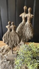 Houten danseressen 56cm - Afbeelding 2