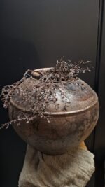 landelijke vensterbank pot