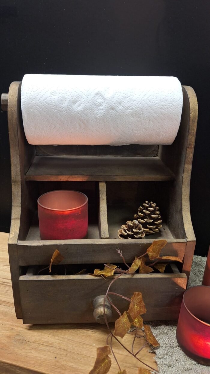 sobere keukendecoratie oud hout