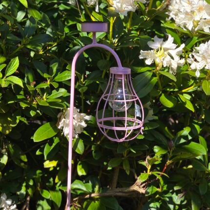 Solarlamp steker LED pink