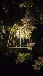 Hanglamp LED solar Siena geel foto 2