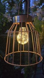 Hanglamp LED solar Siena perzik foto 2