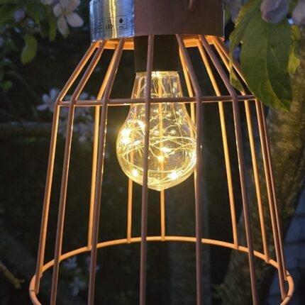 Hanglamp LED solar Siena perzik foto 2