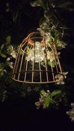 Hanglamp LED solar Siena perzik foto 3