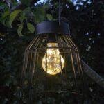 Hanglamp LED solar Siena zwart