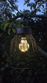 Hanglamp LED solar Siena zwart