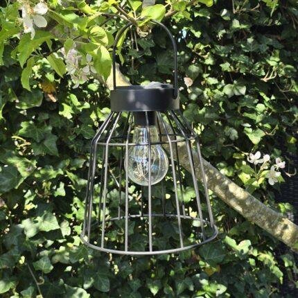 Hanglamp LED solar Siena zwart foto 2