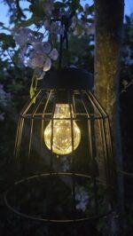 Hanglamp LED solar Siena zwart foto 3