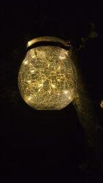 Lamp Solar LED geel foto 2