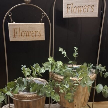 grote plantenmand L met hengsel