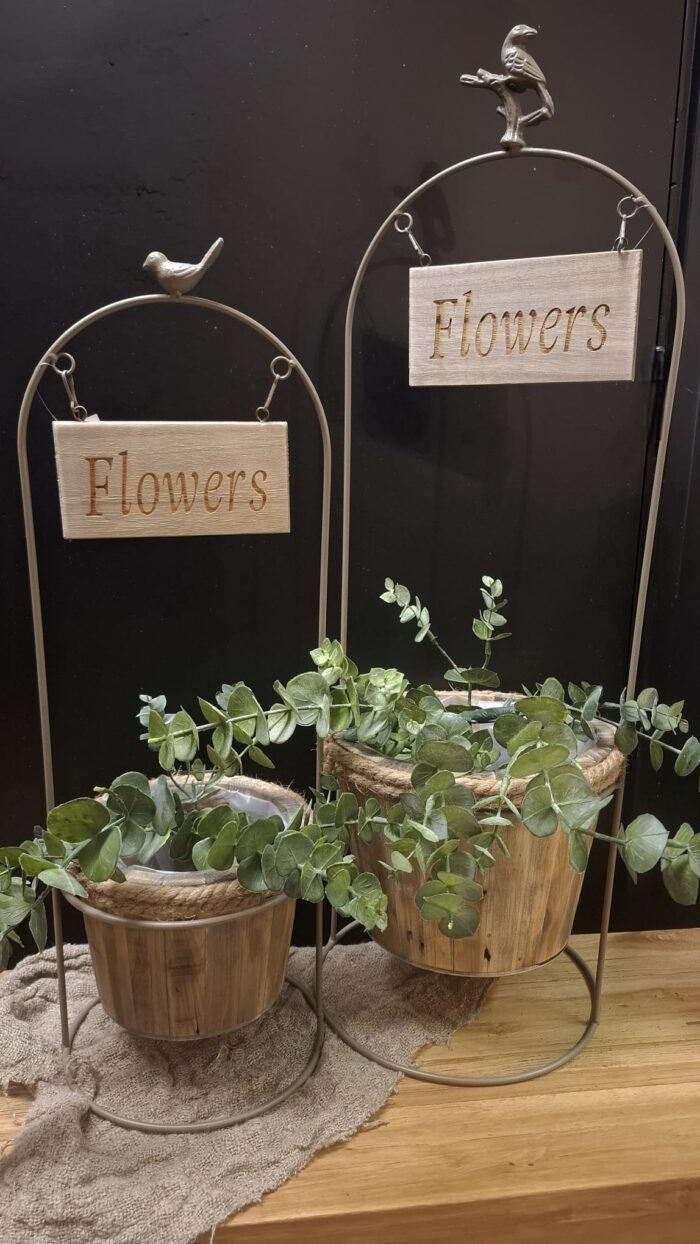 grote plantenmand L met hengsel