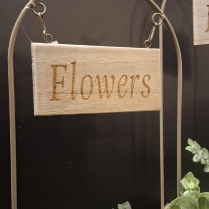plantenmand landelijke stijl sober wonen flowers