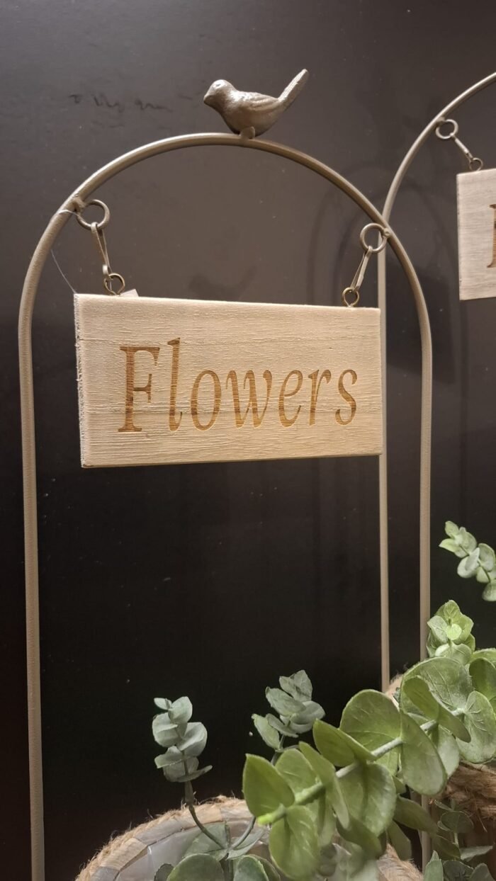 plantenmand landelijke stijl sober wonen flowers