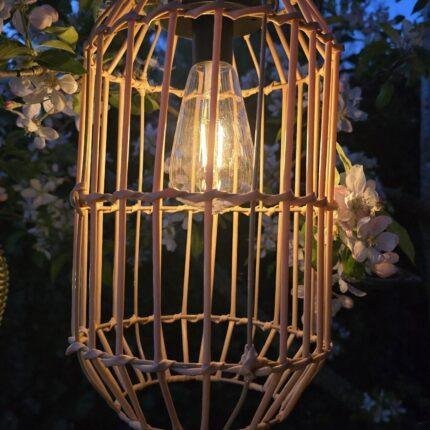 Solar lamp hangend LED Kalita M naturel