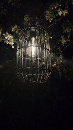 Solar lamp hangend LED Kalita M zwart