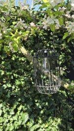 Solar lamp hangend LED Kalita M zwart foto 2