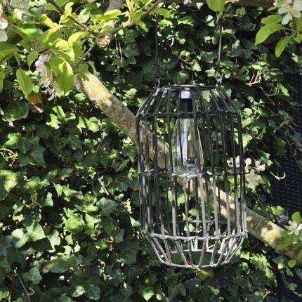 Solar lamp hangend LED Kalita M zwart foto 2