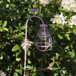 Solarlamp steker LED roze