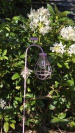 Solarlamp steker LED roze