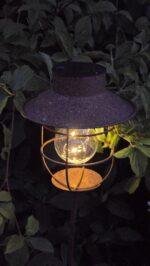 Solarlamp tuinsteker LED Daryl roest