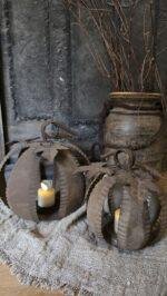 Metalen lage Pompoen