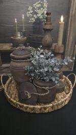 Rattan dienblad