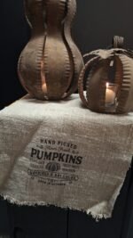 Shabby hand picked pumpkins