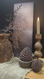 Landelijk wandbord met kruik en takken – hoofdfoto-1