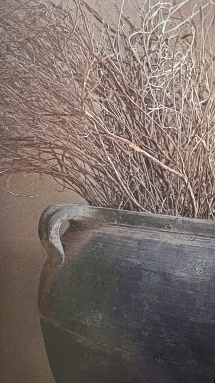 Wandbord met kruik en takken - Afbeelding 3