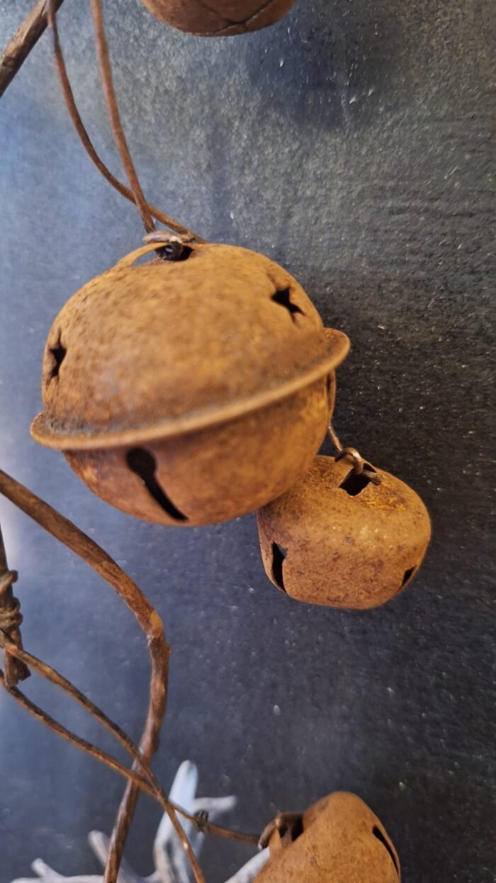 Roestige bellen tak - detail