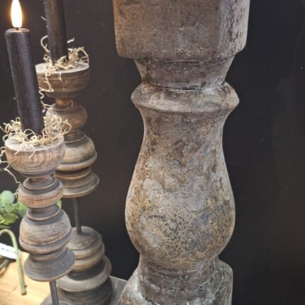sobere woonstijl lampvoet bruin terracotta