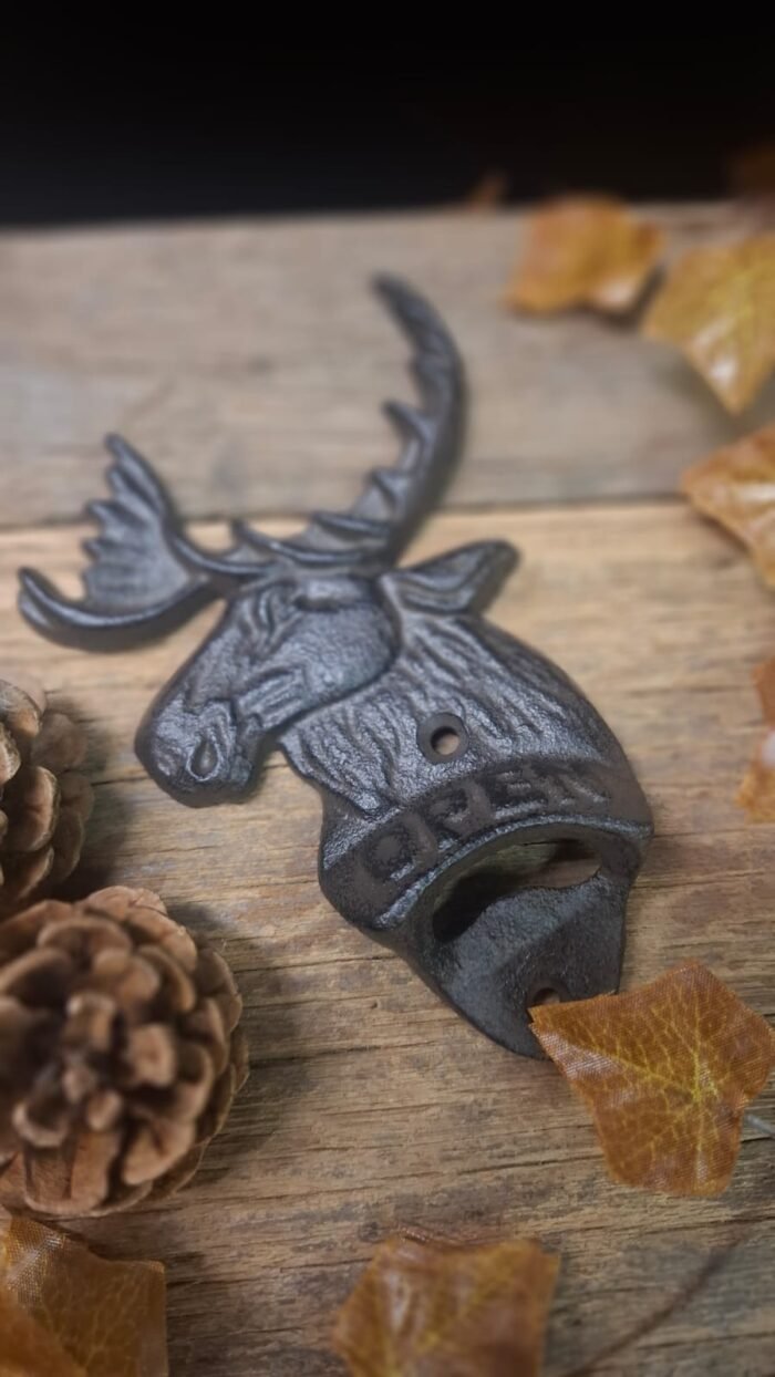 sobere flessenopener gietijzer decoratief