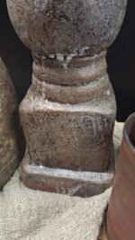 rustieke lampenvoet van terracotta