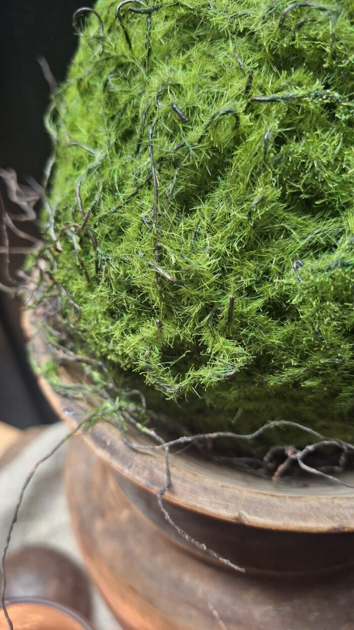 natuurlijke groene mosbal real touch