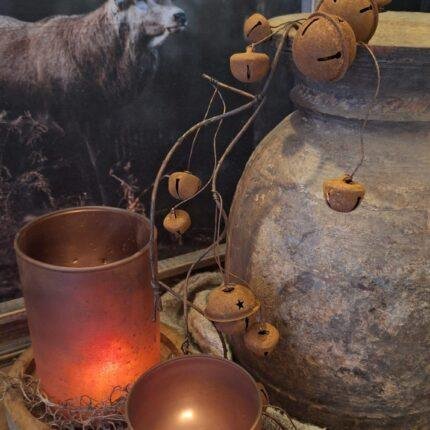 Roestige Bellen Tak – stoer en landelijke decoratie